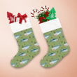 Christmas Cute Shark And Tree Cartoon Style Christmas Stocking