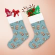 Aesthetic Sweater Pattern On Mittens Glove Painting Christmas Stocking