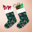 Lovely Dinosaur T Rex And ?hristmas Trees Christmas Stocking