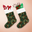 Military Camoflage Forest Bears And Cones Christmas Stocking