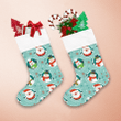 Penguin Santa Clause And Christmas Snowman Christmas Stocking