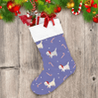 Doodle Art Christmas With Cats And Candy Christmas Stocking