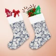 Christmas Forest Winter Conifer Camouflage Style Christmas Stocking