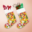 Camouflage Christmas Red Green And Yellow Gift Christmas Stocking