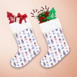 Inspired Gift Boxes And Nutcrackers Illustration Christmas Stocking