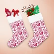 Abstract Christmas With Horses Flowers And Decorative Elements Christmas Stocking Christmas Gift