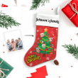 Custom Face Christmas Stocking Christmas Gift Happy Family Add Pictures And Name