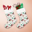 Sweet Cookies Candy And Vintage Red Truck Pattern Christmas Stocking