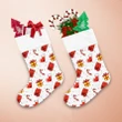 Gift Sock And Christmas Candy Cane Christmas Stocking