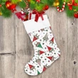 Christmas Funny Gnomes With Hat And Gift Christmas Stocking