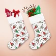 Christmas Funny Gnomes With Hat And Gift Christmas Stocking