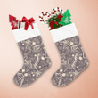 Theme Festival Winter With Hand Drawn Bear Christmas Stocking