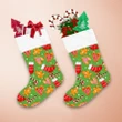 Christmas Candy Cane Gingerbread Man And Sock Christmas Stocking