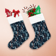 Floral With Cute Birds In Winter For Christmas Christmas Stocking Christmas Gift