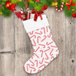 Red And White Christmas Candy Canes Christmas Stocking