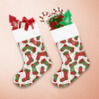 Christmas Socks With Snowflake On White Background Christmas Stocking