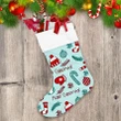 Hat Sock And Christmas Candy Cane Christmas Stocking