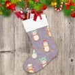 Christmas Cartoon Penguins Friends In Winter Christmas Stocking