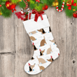 Christmas Cute Dachshund In Simple Cartoon Style Christmas Stocking
