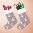 Christmas Cartoon Penguins Friends In Winter Christmas Stocking