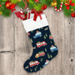 Christmas Shopping Green Fir Tree And Presents On A Car Roof Christmas Stocking