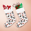 Theme Festival Cute Forest Animals And Bear Christmas Stocking