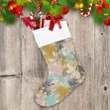 Camouflage Christmas With Pine Branch Christmas Stocking