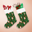 Gardening Gather Carrot Funny Bunny And Gnomes Christmas Stocking