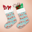 Sweet Desserts For Christmas Gingerbread Train Biscuit Pattern Christmas Stocking