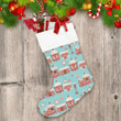 Sweet Desserts For Christmas Gingerbread Train Biscuit Pattern Christmas Stocking