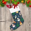 Theme Christmas With Penguin And Snowman Christmas Stocking