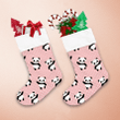 Theme Festival Happy Cute Panda With Dot Christmas Stocking