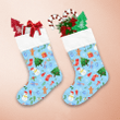 Christmas Tree Socks Gifts Snowman Candy And Holly Christmas Stocking