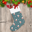 Christmas Socks And White Snowflakes Christmas Stocking