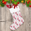 Cat In Red Hat Love With Hearts In Eyes Christmas Stocking