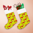 Christmas Candy And Dachshund Dog Background Christmas Stocking
