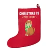 Christmas Is Very Merry Red Shiba Christmas Stocking Christmas Gift