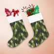 Winter Christmas Forest Landscape Camouflage And Snow Christmas Stocking