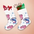 Cute Christmas With Horse Faces In Warm Hats And Mufflers Christmas Stocking Christmas Gift