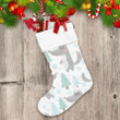 Christmas Wolf Baby Winter In Snowy Forest Christmas Stocking