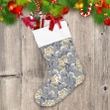 Christmas Beautiful Winter Flower Blooming In The Snow Christmas Stocking