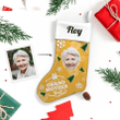 Custom Face Christmas Stocking Christmas Gift Best Grandmother With Text