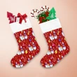 Christmas Snowman Snowflakes And Gifts Christmas Stocking