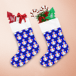 Cute Snowman And Christmas Holly Berry Christmas Stocking