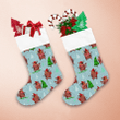Christmas Cow In The Winter Forest Christmas Stocking