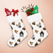 Theme Christmas Happiness Penguin And Socks Christmas Stocking