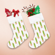Christmas With Cactus And New Year Garland Christmas Stocking