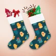 Multicolored Gloves And Woolen Mittens On Dark Background Christmas Stocking