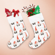 Cute Gnomes With Red Christmas Hat Christmas Stocking