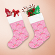 Christmas Cute Couple Flamingos In Hats Christmas Stocking